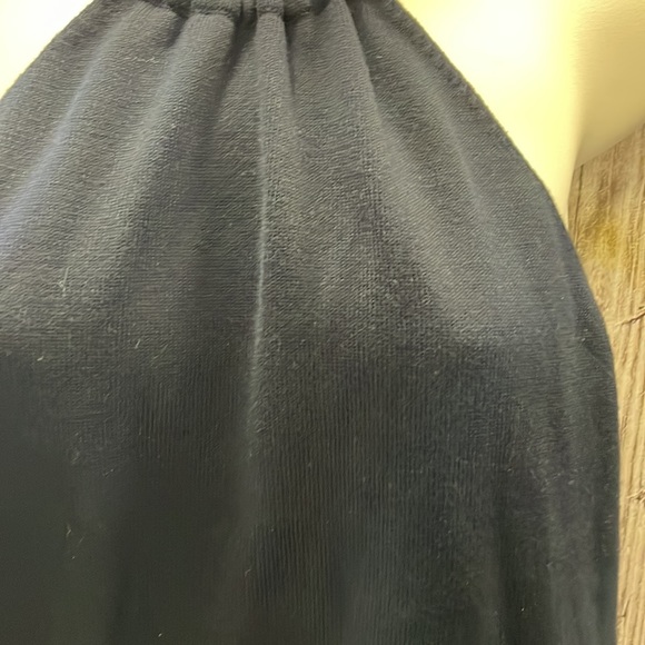 Blue Halter top attached with gold necklace. BRAND: Chaps. SIZE: XL - Picture 3 of 6